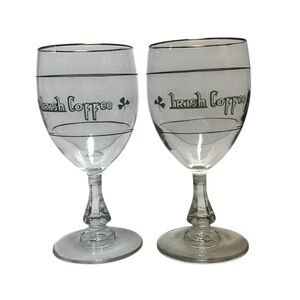 Irish coffee stemmed glasses